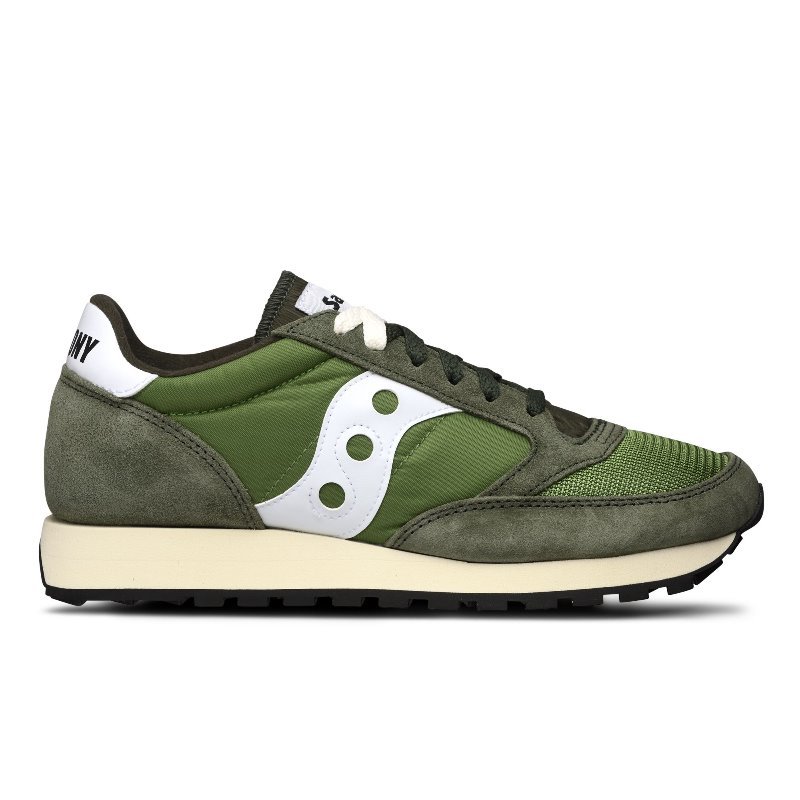 saucony jazz uomo verde e bordeaux